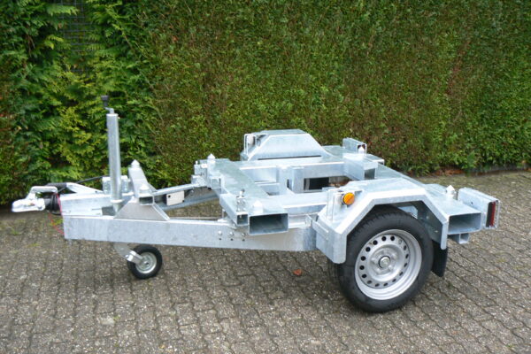 Chassis t.b.v. mobiele lichtmast